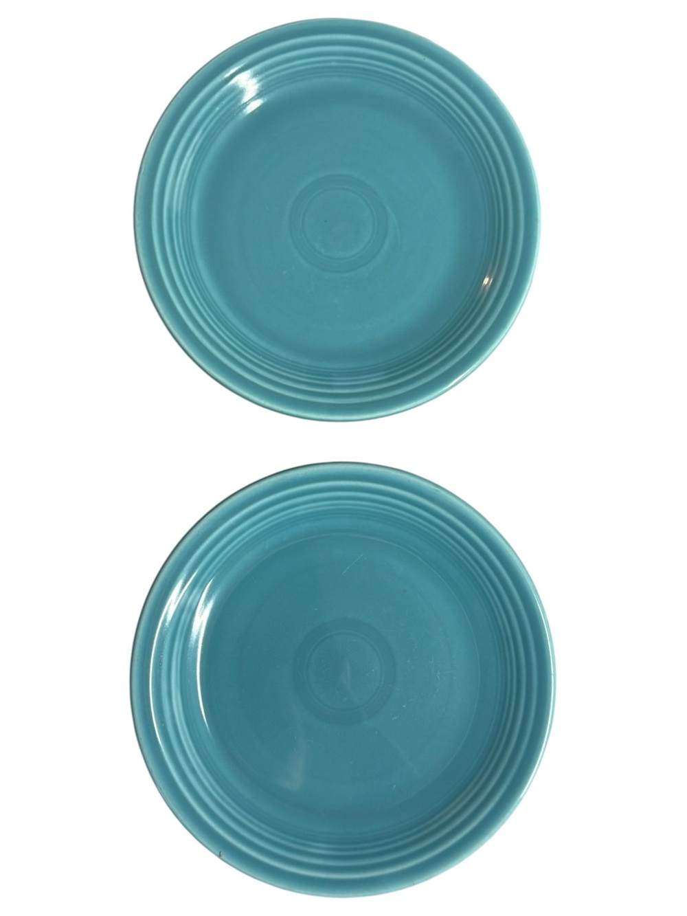 VTG Fiesta Turquoise Salad Plates - Set of 2
